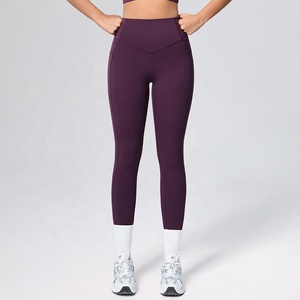 Leggings de sport pour femmes Gym 2026, matière douce comme du beurre, taille haute, avec poches, contrôle du ventre, collants de yoga, séchage rapide, leggings <span class=keywords><strong>sexy</strong></span> - Product Image 1