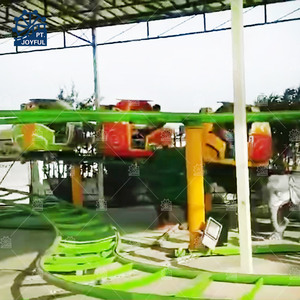 รถไฟเหาะขนาดมินิแบบสไลด์ขนาด20ที่นั่งรถไฟไฟฟ้าสำหรับสวนสนุกกลางแจ้ง - Product Image 3