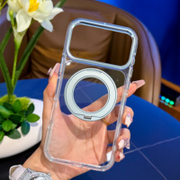 Étui de téléphone rotatif à 360 degrés pour iPhone 18 Pro, compatible avec 17 16 15 14, cadre en TPU bicolore, coque hybride transparente en PC