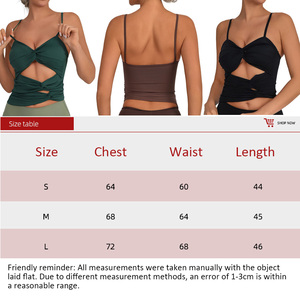 Top da Yoga da Donna Leggero e Traspirante con Dettaglio Intrecciato Frontale, <span class=keywords><strong>Spalline</strong></span> <span class=keywords><strong>Sottili</strong></span>, Schiena Aperta, Supporto Elevato e Elasticità a Quattro Vie - Product Image 3