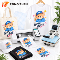 Papier transfert DTF pour tissus clairs et foncés, format A4, imprimable jet d'encre, opaque, pour vêtements, t-shirts, compatible imprimantes laser et jet d'encre