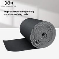 Almohadillas Acústicas MASTER ACOUSTIC para Uso en Hoteles, Insonorizantes, Absorbentes de Impactos, Aislantes de Sonido, de Espuma de PU para Paredes y Pisos, Almohadillas de Aislamiento de Vibraciones