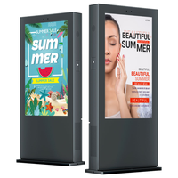 Écran d'affichage numérique commercial 4K UHD OEM ODM, étanche IP65, écran LCD pour affichage publicitaire en extérieur, kiosque intelligent