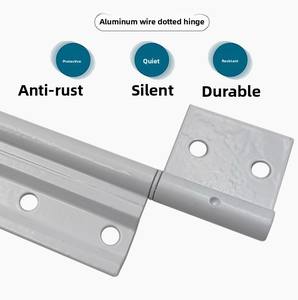 مصنع مخصص لينة إغلاق المفصلي خط الألومنيوم لكمة المفصلي إطار الصورة لا الحفر الأثاث الأجهزة لطلاء النفط - Product Image 3