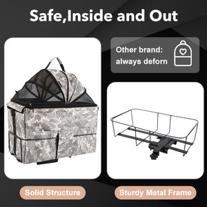 <span class=keywords><strong>Panier</strong></span> de vélo <span class=keywords><strong>pour</strong></span> <span class=keywords><strong>chien</strong></span> Long <span class=keywords><strong>porte</strong></span>-vélo <span class=keywords><strong>pour</strong></span> animaux de compagnie sacoche de vélo arrière sac d'équitation <span class=keywords><strong>panier</strong></span> de caisse portable - Product Image 5