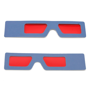 Factory Supply Paper Red Lens <strong>Spy</strong> Secret Reveal Decoder <strong>Glasses</strong> - Product Image 6