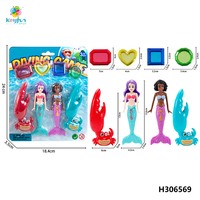 Offre Spéciale Keyfun Jouets En Plastique Sirène Poupée Piscine Plongée Été Eau Enfants Natation Jouet Plongée Animaux Enfants