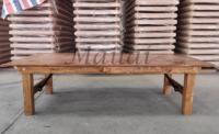 Tables pliantes rectangulaires en bois pour école maternelle, fête d'anniversaire d'enfants, vente en gros
