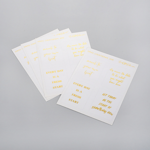 カスタムプリント金箔<span class=keywords><strong>PVC</strong></span>ラベル粘着ビニールステッカー紙キスカットステッカーシート - Product Image 3