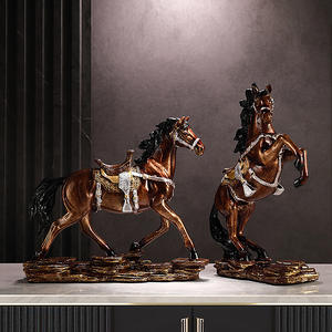 New Chinese Folk Art Epoxy Resin Sculpted Customized Creative Home Decor Figurine Office Desktop Ornament Opening <b>Gift</b> - Product Image 2