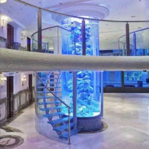 Aquarium cylindrique intérieur en plastique acrylique, grand prix, prix bas, 1 pièce - Product Image 3