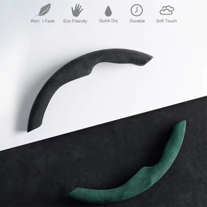 Venta al por mayor cubierta de <span class=keywords><strong>volante</strong></span> <span class=keywords><strong>Alcantara</strong></span> cubierta de manija antideslizante <span class=keywords><strong>para</strong></span> Tesla Model3/Y/S/X - Product Image 2