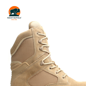 Rocky Buffalo Bucksgear, venta al por mayor, zapatos de <span class=keywords><strong>hombre</strong></span>, <span class=keywords><strong>botas</strong></span> tácticas de cuero negro de tobillo alto <span class=keywords><strong>para</strong></span> hombres - Product Image 1