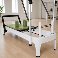 Machine de Pilates professionnelle avancée avec tour et reformer, système de poulies à 5 ressorts et cordes réglables pour usage domestique et en studio de Pilates