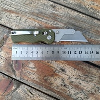 Couteau utilitaire pliant OEM personnalisé en gros avec 10 lames de rasoir SK5 supplémentaires, manche G10 et verrouillage par bouton, idéal pour la maison et le bureau