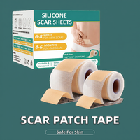 Pansement en silicone hypoallergénique de qualité médicale 2-en-1 pour cicatrices - Traitement des plaies et gestion des cicatrices - Soins de santé CHIPAI (Modèle