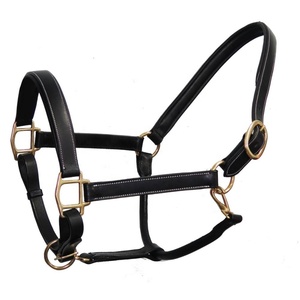 Wholesale Manufacturer of High Quality Genuine Italian Leather Horse <b>Halters</b> - Product Image 1