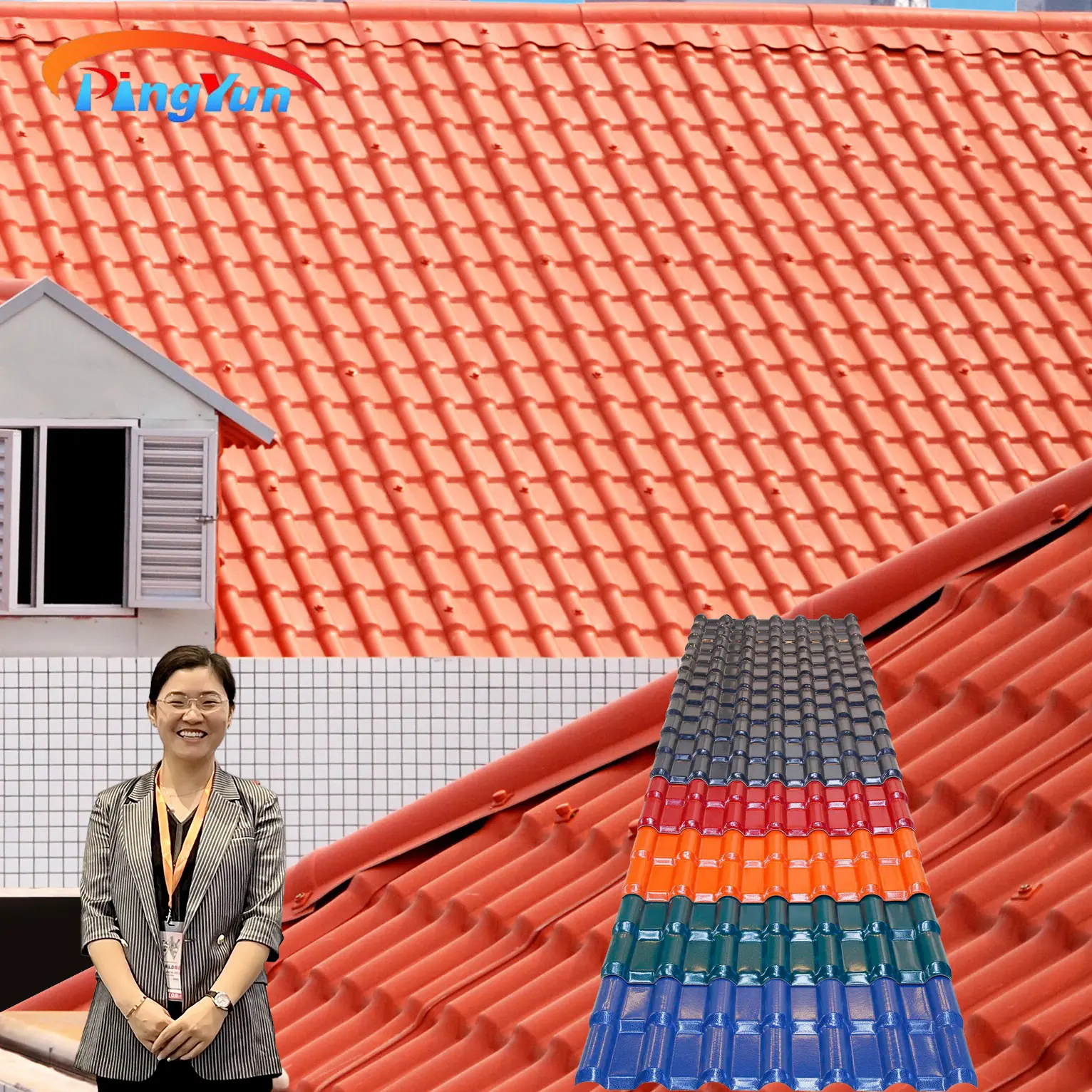 Ses geçirmez plastik döken laminas para techos upvc çatı levhaları fiyatları Asa kaplı pvc çatı kiremitleri