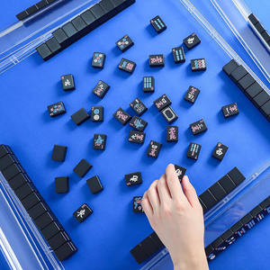 Set Professionale Personalizzato di Tessere Mahjong Americane, 166 Tessere, Gioco Divertente, <span class=keywords><strong>Tavolo</strong></span> <span class=keywords><strong>da</strong></span> Gioco Mahjong Americano - Product Image 3