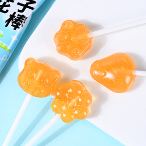 Bonbons durs aux herbes naturelles, certifiés Halal, OEM ODM, pour collations quotidiennes, saveur fruitée, chèvrefeuille, pomelo, orange, sucettes en sachet, fabricant chinois - Product Image 5
