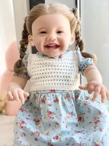 ตุ๊กตาเด็กเกิดใหม่ แมดดี้ รีบอร์น ขนาด 20/24 นิ้ว ยี่ห้อ Jamaican Mony Maddison รุ่น Arquipa Cat Smiling Toddlers Evelyn Money Cotton - Product Image 5
