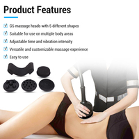 Nouvel appareil de massage corporel vibrant haute fréquence G5 pour amincissement, machine G5 corps entier avec 5 têtes