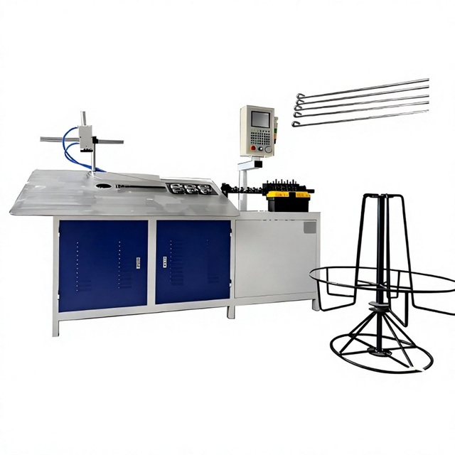Fully Automatic CNC 2D Wire Bending Machine 5-10mm for Making Clothes Hanger Mesh Forming