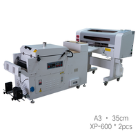 Printer DTF murah tinta putih, I3200-A1 60 cm 2 kepala untuk Film hewan peliharaan