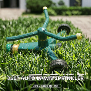Arroseur automatique rotatif à 360 degrés en métal pour pelouse, jardin, irrigation agricole extérieure, arrosage des légumes et plus encore - Product Image 6