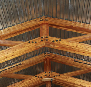 Vigas de Madera Laminada Encolada de Larga Duración para Techos Industriales - Product Image 5