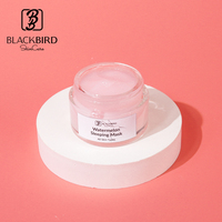 Masque de nuit hydratant en gel pour le visage, marque privée OEM/ODM, masque de nuit nourrissant