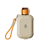 Bouteille d'eau et de nourriture pliable 2 en 1 pour animaux de compagnie, 460 ml, bol d'alimentation et d'abreuvement extérieur, facile à nettoyer, fournitures de voyage portables pour chiens et chats