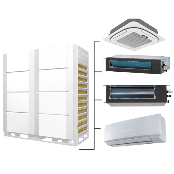 Office Apartment Use Eco-Friendly DC Motor Multi-Zone VRF Central AC System Air Conditioner
