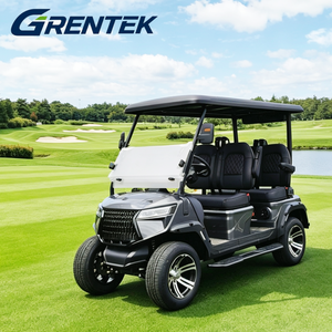 Voiturette de golf électrique de luxe 4 places 72V au lithium avec moteur 5000W, autonomie de 90 km, personnalisable pour la chasse et l'utilisation sur routes non publiques - Product Image 1