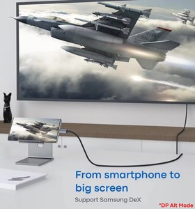 Tốt nhất USB Type-C để HDMI <span class=keywords><strong>Video</strong></span> Cáp âm thanh 4K 60Hz xách tay Cáp HDMI cho kết nối điện thoại với TV - Product Image 3