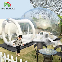 Tente à bulles transparente, chambre à bulles gonflable, hôtel, maison, usage pour l'observation des étoiles, Camping, plage, vacances, jardin