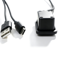 Cable de Extensión Divisor USB Tipo-C Macho a Doble USB Tipo-A Hembra con Conector SR