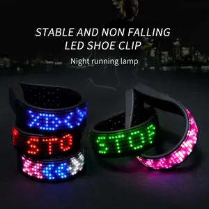 Luz de led para sapatos para corrida noturna, pisca-pisca, para decoração de sapatos, luz de led