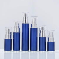 Emballage cosmétique en PETG Bouteille d'essence sans air 10ml 15ml 20ml 30ml 50ml flacons vides en plastique ronds pulvérisateur à pompe pour dentifrice