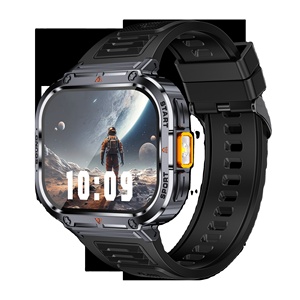 Montre connectée pour homme NX23 2,0 pouces avec appels Bluetooth, musique, moniteur de fréquence cardiaque, moniteur de tension artérielle, étanche IP68, suivi du sommeil, assistant vocal IA - Product Image 3