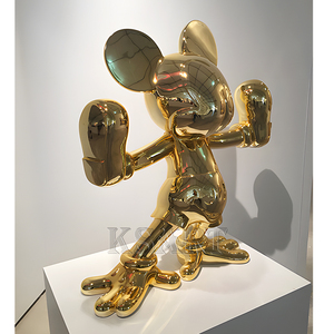 Xu hướng Mickey mickey vui trang trí Electroplated Mickey Minnie mô hình điêu khắc trang trí quà Tặng nhựa thủ công mỹ nghệ - Product Image 1