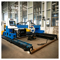Máquina de Corte por Plasma CNC con Certificación CE Rbqlty, Cortadora de Plasma para Corte de Placas de Acero de 1-25 mm, Ancho de Corte de 1500 mm