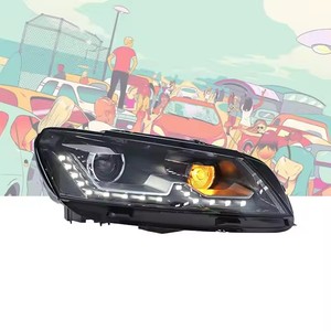 Accessori <span class=keywords><strong>Auto</strong></span> per <span class=keywords><strong>Passat</strong></span> 2011-2015, Faro LED Star Racing 12V 70W con Indicatore di Direzione a Scorrimento, Luce 6000K - Product Image 1