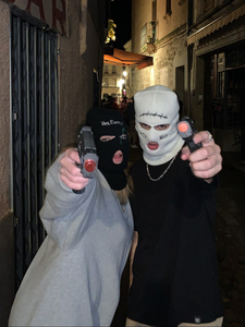 Bán Buôn Tùy Chỉnh Chất Lượng Thiết Kế DệT Kim Thêu Full <span class=keywords><strong>Face</strong></span> Bìa 3 Lỗ Balaclava Ski Mask Mùa Đông Beanie Hat Cho Nam Giới Phụ Nữ - Product Image 2