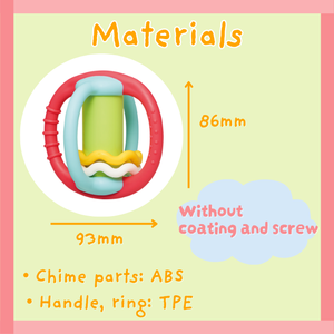 Suave morder a mano bebé juguete lavable infantil masticar mordedor sonido sonajero juguete para 3-8 meses al por mayor No.3200 - Product Image 5