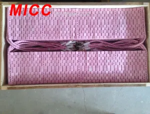 Almofadas de aquecimento industrial do micc, almofada de aquecimento de cerâmica flexível para o tratamento de calor da solda