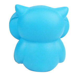 Cute Owl Shape Silicone <b>Squishy</b> Toy Soft Promotional Gift For Desk Decoration - Product Image 4