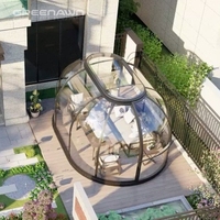 Dôme transparent en forme de bulle pour maison de campagne, maison PC, dôme pour salle à manger, café, stations balnéaires, villas, camping