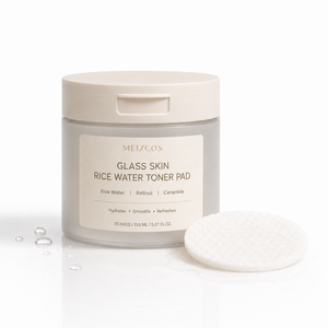 Pads Toniques à l'Eau de Riz Marque Blanche, Nettoyants Visage au Rétinol et Céramide, Hydratants Lissants Effet Peau de Verre, Soin de la Peau OEM ODM, 70 Tampons - Product Image 1