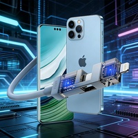Câble de charge super rapide 4-en-1, charge rapide PD, type C, USB, PVC, câble de données pour téléphone portable intelligent, compatible iPhone Android